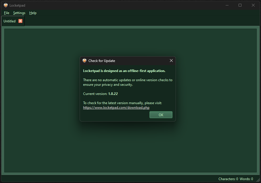 Locketpad Screenshot 2
